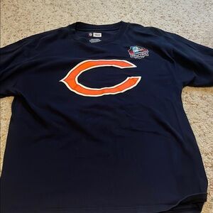 NFL Team Apparel Navy and Orange Chicago Bears T-Shirt